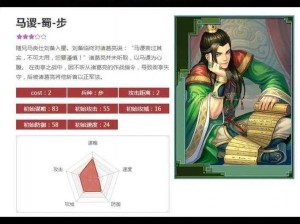 放开那三国2：马谡武将属性与技能深度解析及全面分析