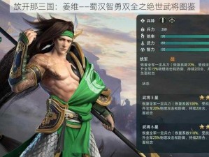 放开那三国：姜维——蜀汉智勇双全之绝世武将图鉴