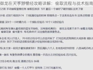 御龙在天手游偷经攻略详解：偷取流程与战术指南