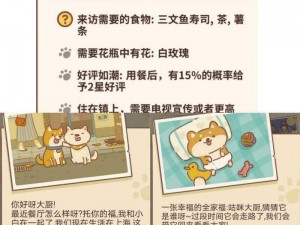 动物餐厅柴犬小宝萌照分享及获取照片信件的指南