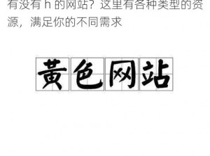 有没有 h 的网站？这里有各种类型的资源，满足你的不同需求