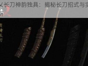 武侠乂长刀神韵独具：揭秘长刀招式与实战运用解析