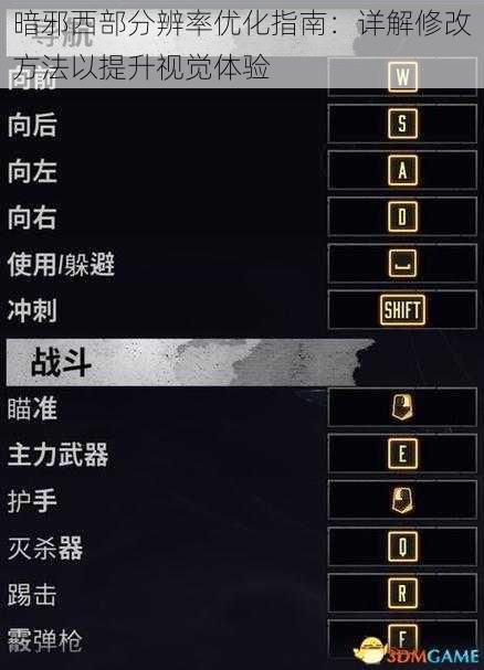 暗邪西部分辨率优化指南:详解修改方法以提升视觉体验