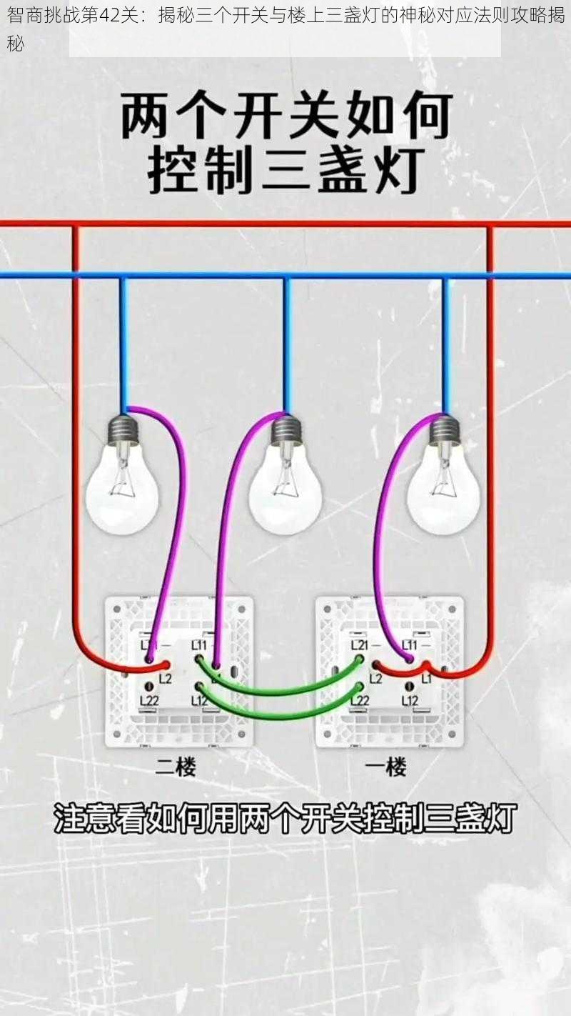 智商挑战第42关：揭秘三个开关与楼上三盏灯的神秘对应法则攻略揭秘