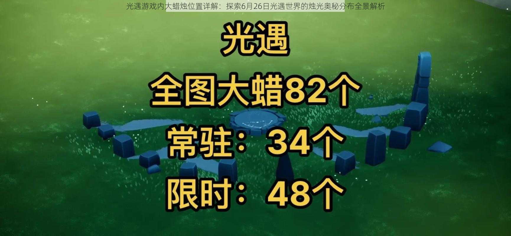 光遇游戏内大蜡烛位置详解：探索6月26日光遇世界的烛光奥秘分布全景解析