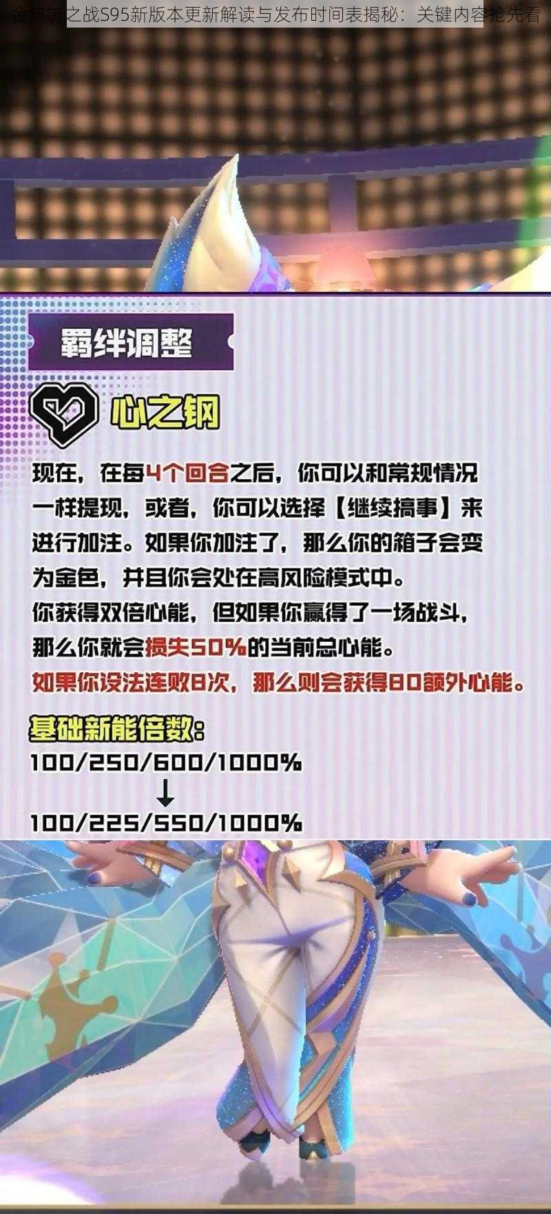 金铲铲之战S95新版本更新解读与发布时间表揭秘：关键内容抢先看