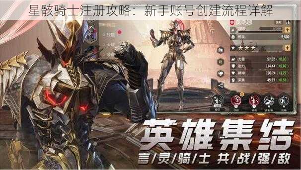 星骸骑士注册攻略：新手账号创建流程详解