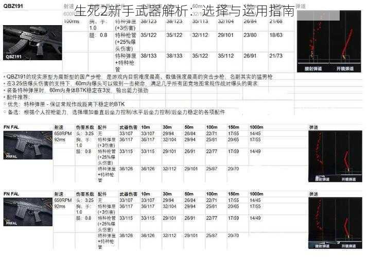 生死2新手武器解析：选择与运用指南