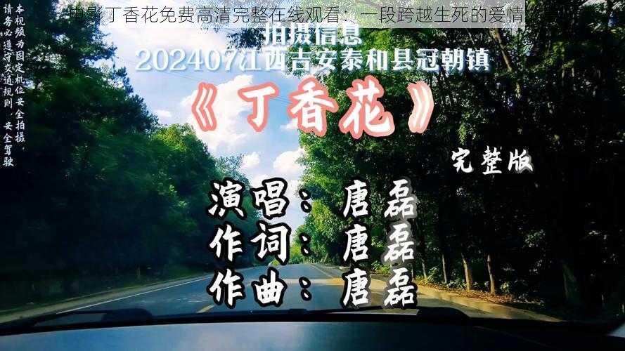 电影丁香花免费高清完整在线观看：一段跨越生死的爱情故事