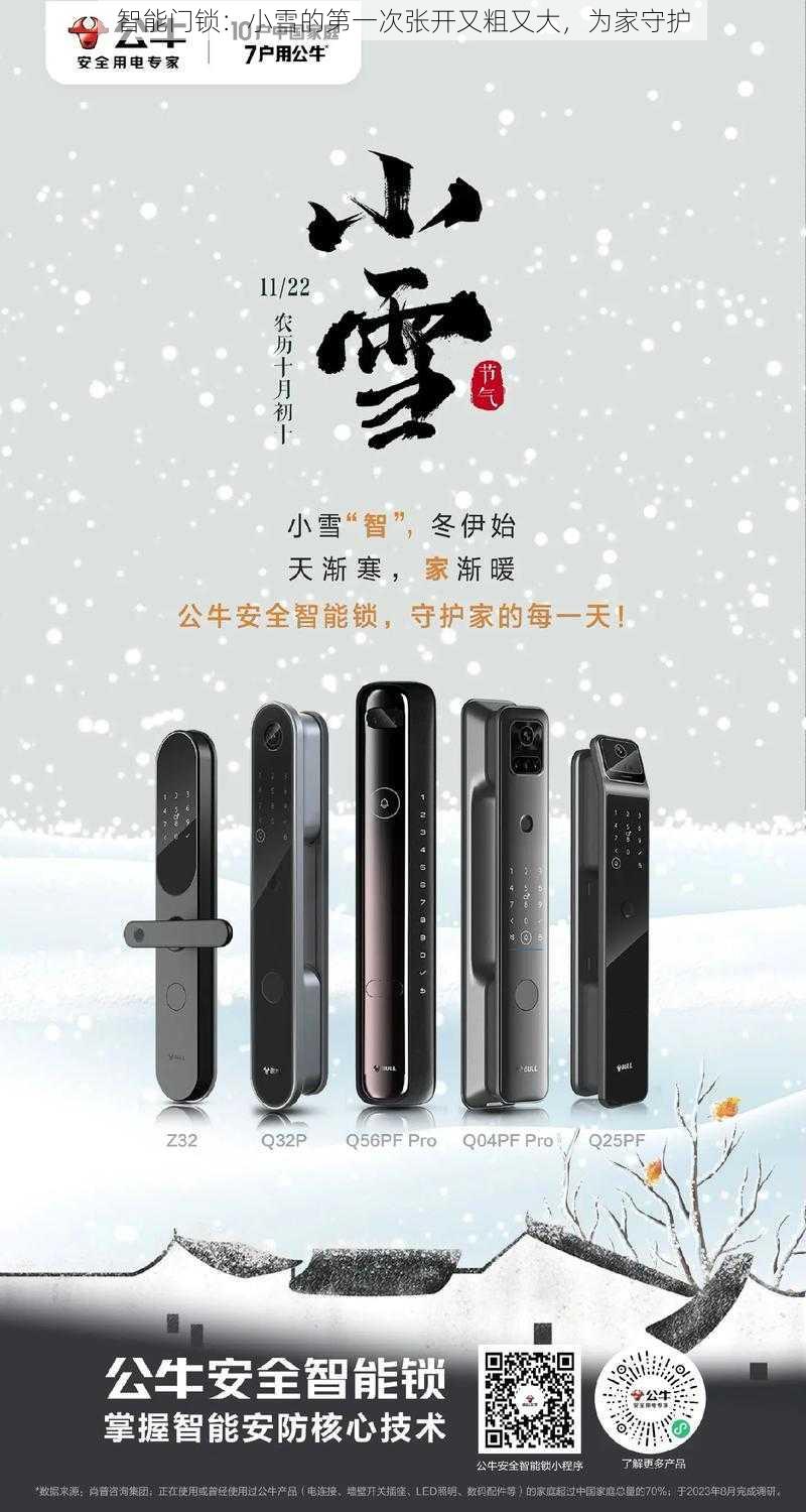 智能门锁：小雪的第一次张开又粗又大，为家守护