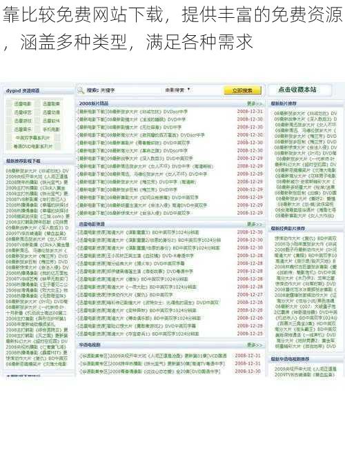 靠比较免费网站下载，提供丰富的免费资源，涵盖多种类型，满足各种需求