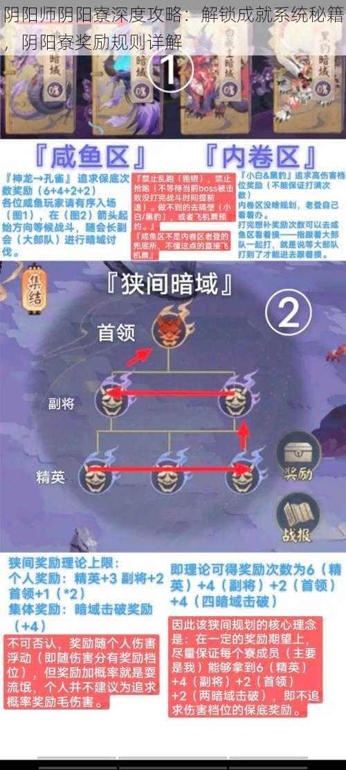 阴阳师阴阳寮深度攻略：解锁成就系统秘籍，阴阳寮奖励规则详解