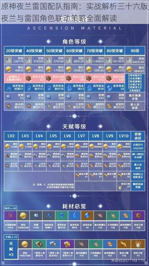 原神夜兰雷国配队指南：实战解析三十六版夜兰与雷国角色联动策略全面解读