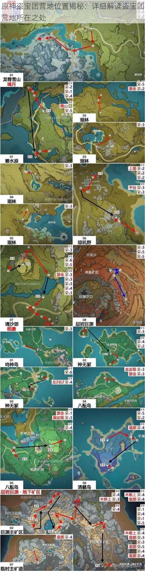 原神盗宝团营地位置揭秘：详细解读盗宝团营地所在之处