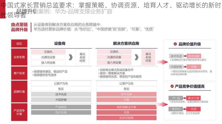 中国式家长营销总监要求：掌握策略、协调资源、培育人才、驱动增长的新时代领导者