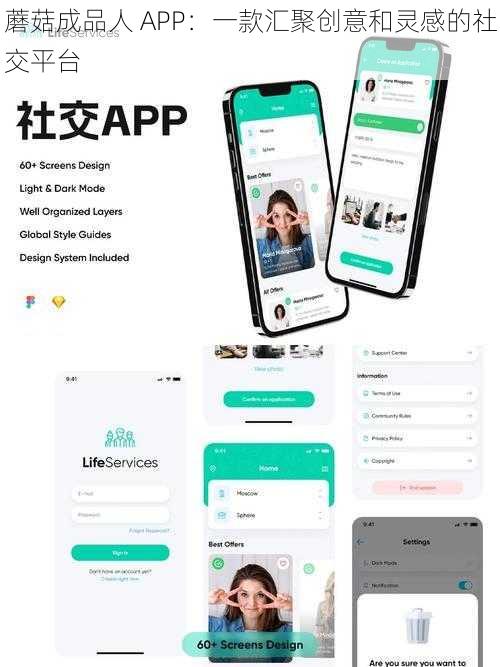 蘑菇成品人 APP：一款汇聚创意和灵感的社交平台