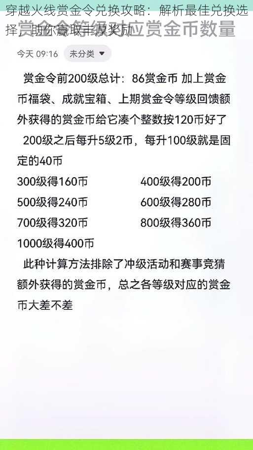 穿越火线赏金令兑换攻略：解析最佳兑换选择，助你赢取丰厚奖励