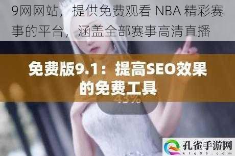 9网网站，提供免费观看 NBA 精彩赛事的平台，涵盖全部赛事高清直播