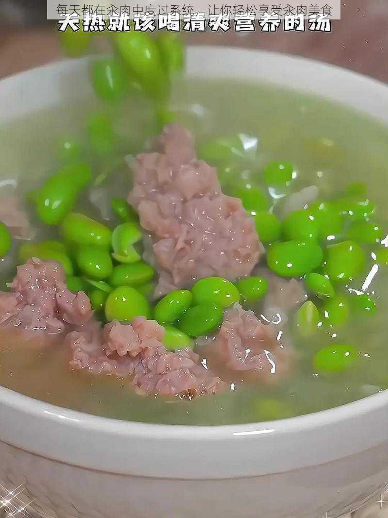 每天都在汆肉中度过系统，让你轻松享受汆肉美食