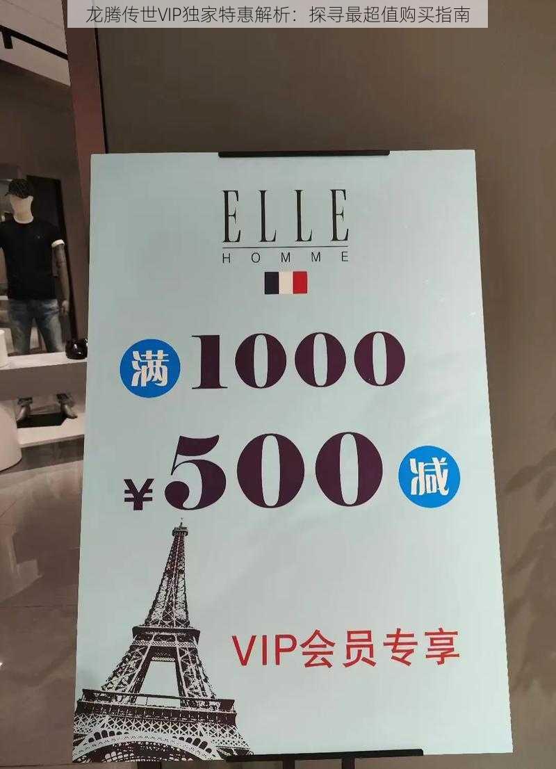 龙腾传世VIP独家特惠解析：探寻最超值购买指南