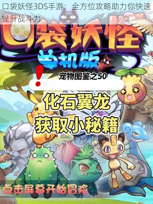 口袋妖怪3DS手游：全方位攻略助力你快速提升战斗力