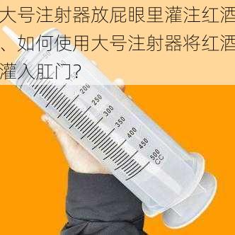 大号注射器放屁眼里灌注红酒、如何使用大号注射器将红酒灌入肛门？