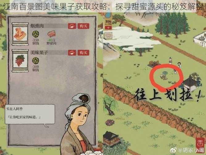 江南百景图美味果子获取攻略：探寻甜蜜源头的秘笈解密