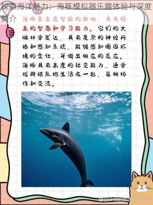 探索海洋魅力：海豚模拟器乐趣体验与深度简介