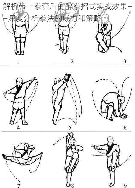 解析带上拳套后的醉拳招式实战效果——深度分析拳法的威力和策略