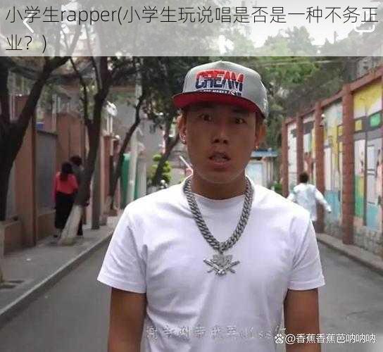 小学生rapper(小学生玩说唱是否是一种不务正业？)