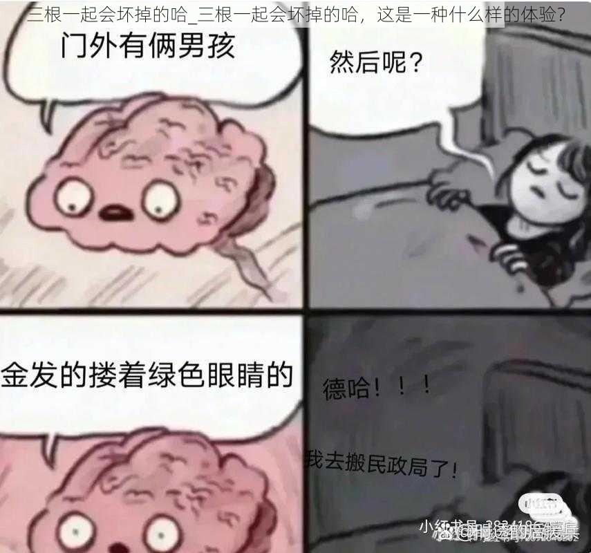 三根一起会坏掉的哈_三根一起会坏掉的哈，这是一种什么样的体验？