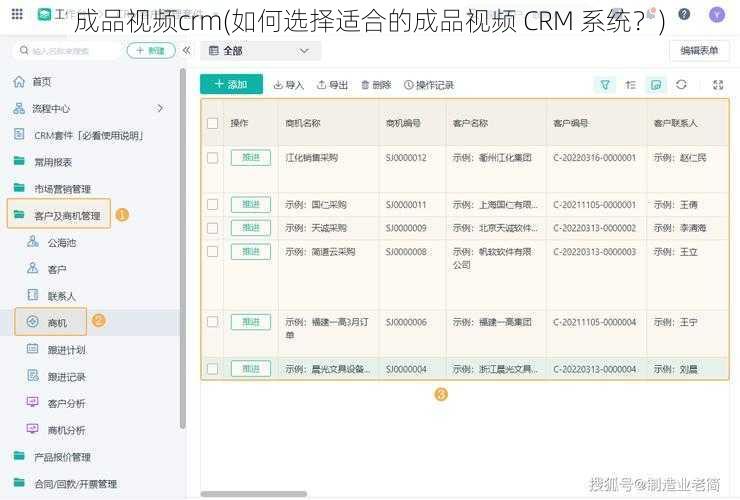 成品视频crm(如何选择适合的成品视频 CRM 系统？)