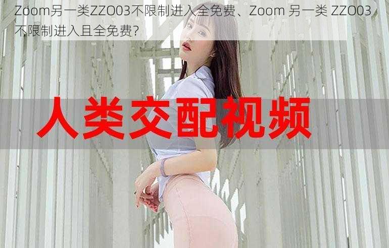 Zoom另一类ZZO03不限制进入全免费、Zoom 另一类 ZZO03 不限制进入且全免费？