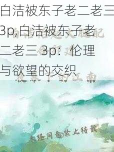 白洁被东子老二老三3p,白洁被东子老二老三 3p：伦理与欲望的交织