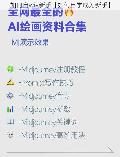 如何自wie新手【如何自学成为新手】