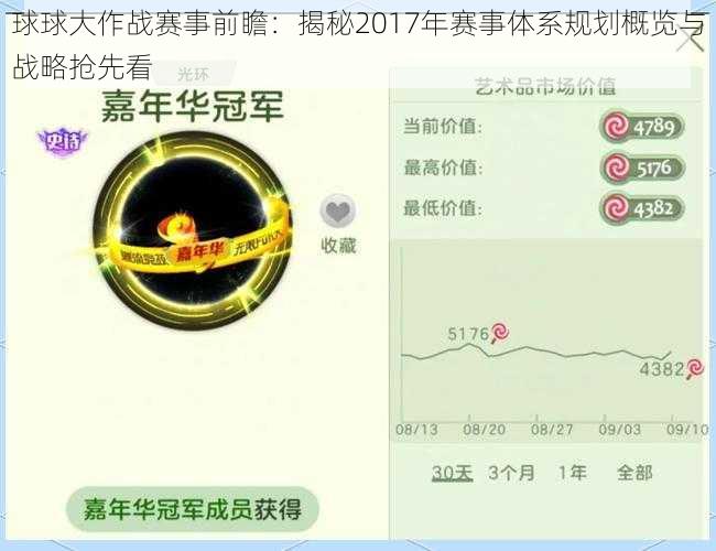 球球大作战赛事前瞻：揭秘2017年赛事体系规划概览与战略抢先看