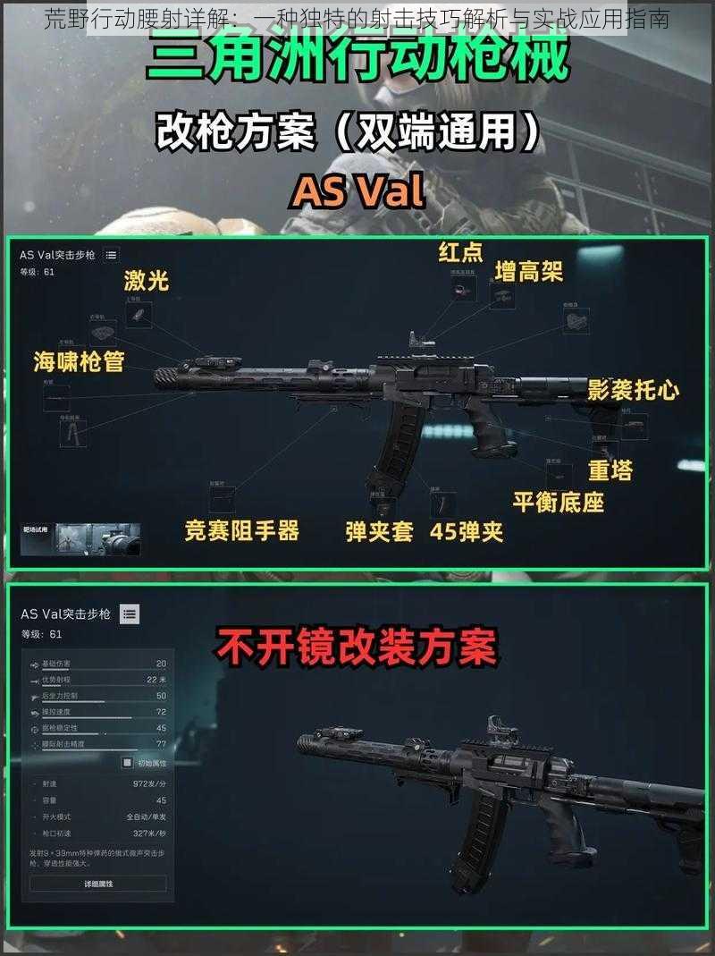 荒野行动腰射详解：一种独特的射击技巧解析与实战应用指南