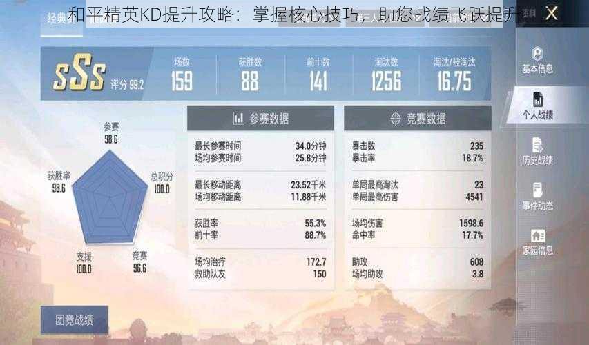 和平精英KD提升攻略：掌握核心技巧，助您战绩飞跃提升